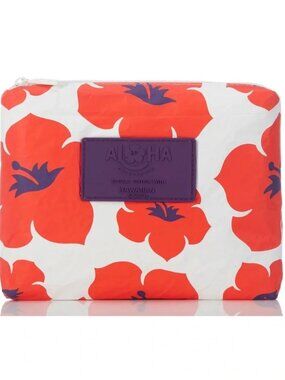 ALOHA Collection x Hawaiian Airlines Small Pouch in Hibiscus (NWT)